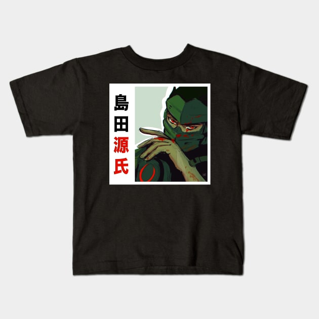 Blackwatch Genji Kids T-Shirt by Fruitcifer